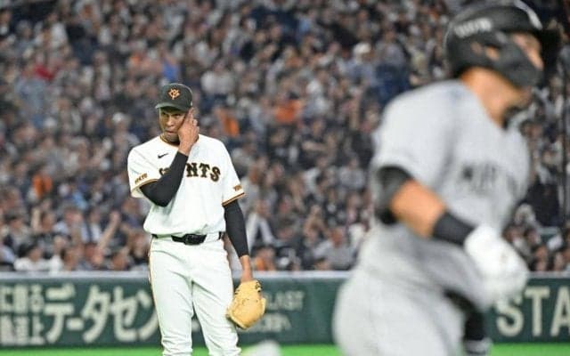 巨人・マルティネスがロッテ安田に同点弾被弾　１５５キロを右翼席へ　２試合連続延長に