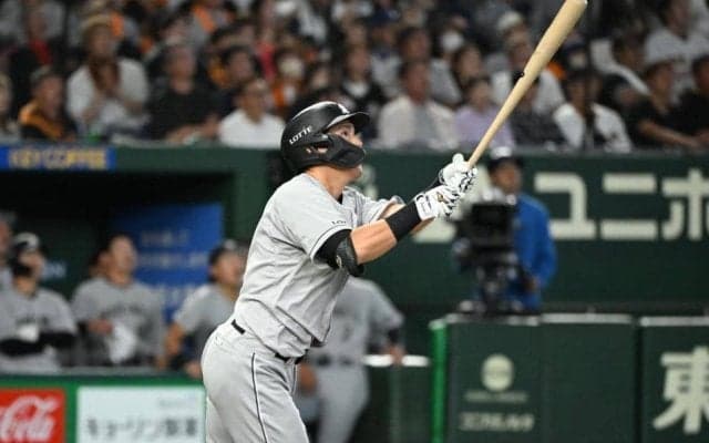 ロッテ２戦連続引き分け　九回２死から安田が起死回生の２号同点ソロ　マルティネスの１５５キロとらえる