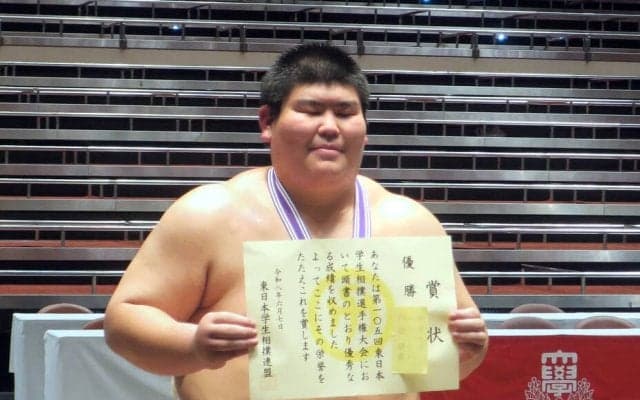 【学生相撲】個人戦は駒大の阿部佑磨が初優勝　若隆景と同じ道場出身「夏場所ＶをＳＮＳで知り」パワー