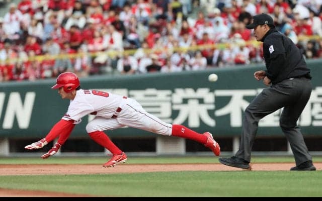 【広島】リーグトップまであと１、スプリンター辰見鴻之介14盗塁、オリックス３戦で荒稼ぎ４盗塁