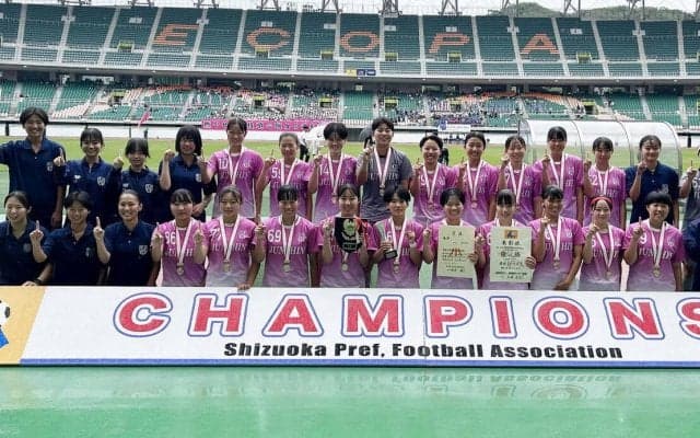 【高校サッカー】女子は藤枝順心Ｖ「去年悔しい思いを」野本心菜２得点　全国切符懸け東海総体へ