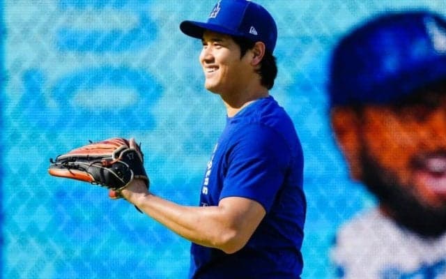 大谷翔平、試合後に異例のキャッチボール実施　終了から10分後…慌ただしく投手調整へ