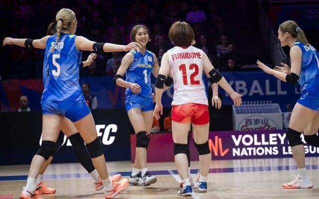 女子日本代表　カナダとのフルセットを制し開幕4連勝