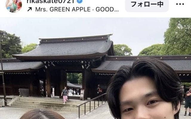 イメージ激変が話題　紀平梨花「りかしん」ペアの２ショット「お似合い」と反響「お参りと厄祓いをしてきました」