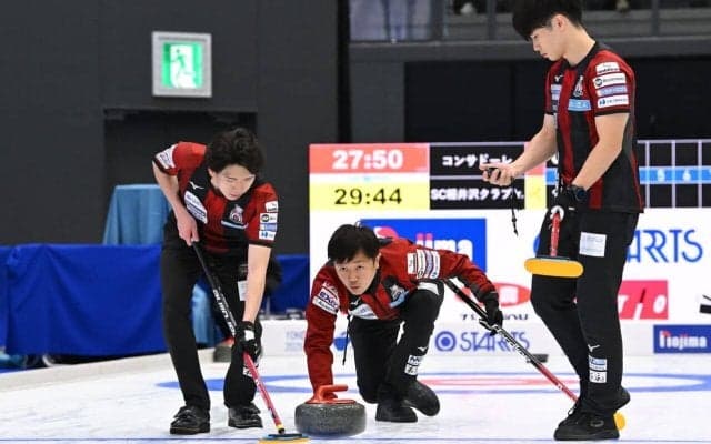 【カーリング】コンサドーレ初戦勝利　スキップ阿部晋也50歳での五輪出場へ「４年後目指すチーム」