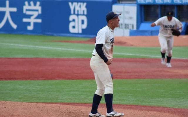 大商大の二刀流が“走攻守投”で躍動！セカンドから好リリーフ＆打っては2安打、好走塁で勝利に貢献【大学野球選手権】
