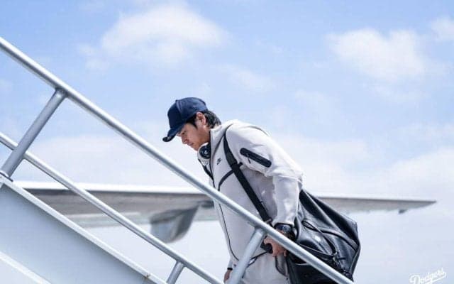 大谷翔平や山本由伸らが遠征先ピッツバーグへ出発　ドジャースが写真を投稿