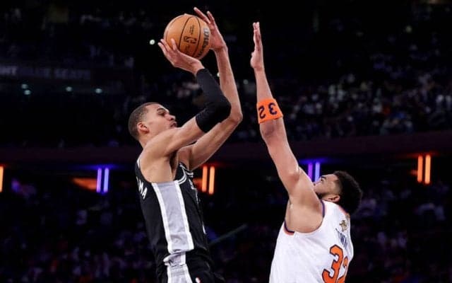 NBAファイナル第3戦はスパーズが敵地で競り勝つ…ウェンバンヤマ32得点、ニックス追い上げ及ばず