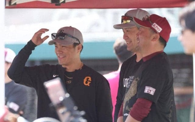 巨人　田中将大と則本昂大が古巣の楽天ナインと再会　前日に仙台で「巨人投手会」も開催　「将大さんご馳走様でした！」