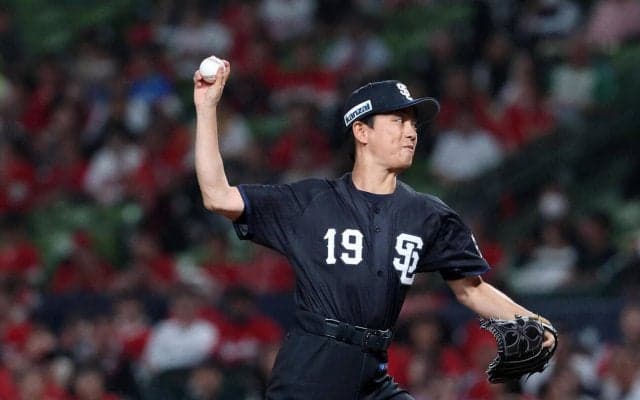 【西武】山崎育三郎が自己最速の始球式「107キロ出せて最高」29年ぶりベルーナＤのマウンド