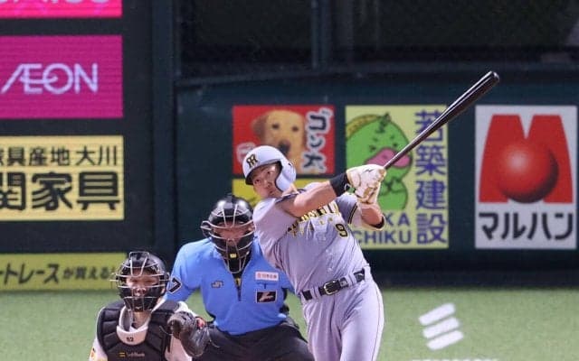 【阪神】立石正広が２号２ラン　“防御率０・00”ソフトバンク大津の内角変化球捉える