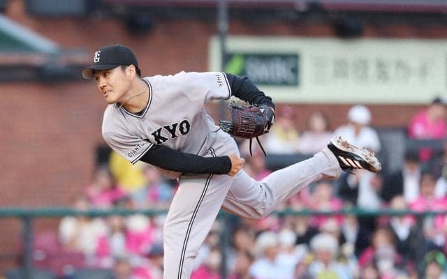 【巨人】則本昂大が凱旋白星で12球団からの白星達成！４発８得点猛攻で今季最多更新の貯金５