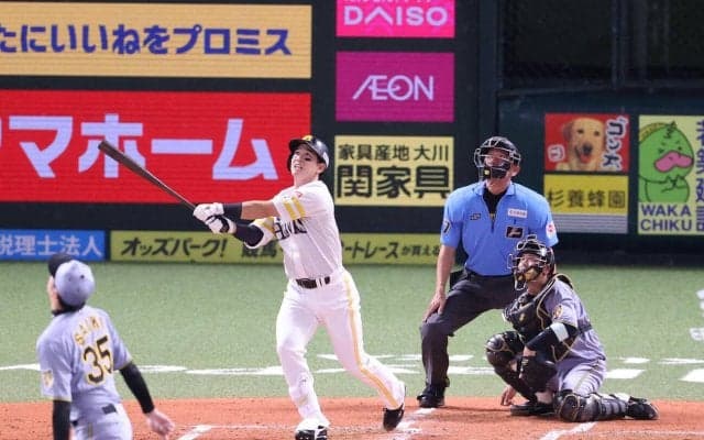 【ソフトバンク】栗原陵矢「自分から打てるところに」19本塁打、51打点　パ・リーグぶっちぎり