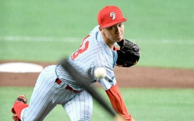 今秋ドラフト候補の富士大・角田楓斗　好投７回１４Ｋ　最速１５２キロマーク　５四死球は反省「自分の甘さが出てしまった」
