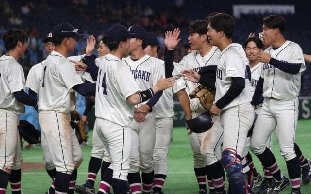 【大学野球】国学院大13安打９得点　東都王者が７回コールド発進で準々決勝進出