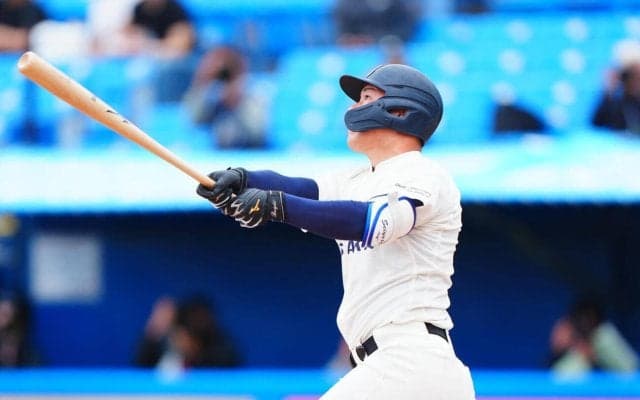 【大学選手権】大商大・春山陽登がスタンド中段へ豪快弾　“勝負服”で「ほんまに打てた」