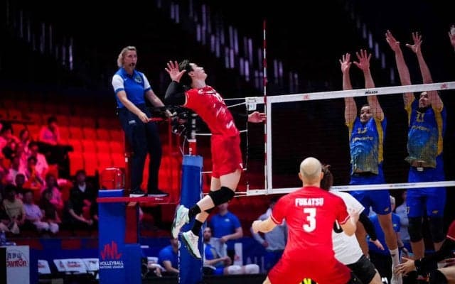 【バレー】高橋藍、チーム２位の１２得点　ウクライナに快勝でＮＬ初陣飾り「非常にいいスタートだった」