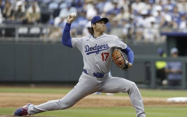大谷翔平　規定投球回まであと１死届かず　七回２死から痛恨の２点二塁打　防御率は１点台へ悪化　７勝目の権利手に降板も消滅
