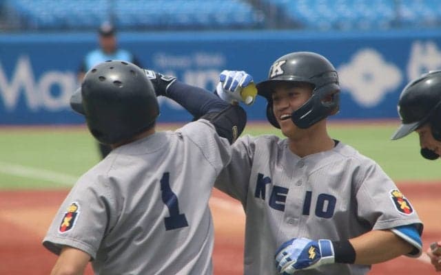 慶大が150キロ超え投手複数擁する日体大投手陣を攻略して6回コールド勝ち！主砲不在でも2本塁打12安打11得点の猛攻【大学野球選手権】