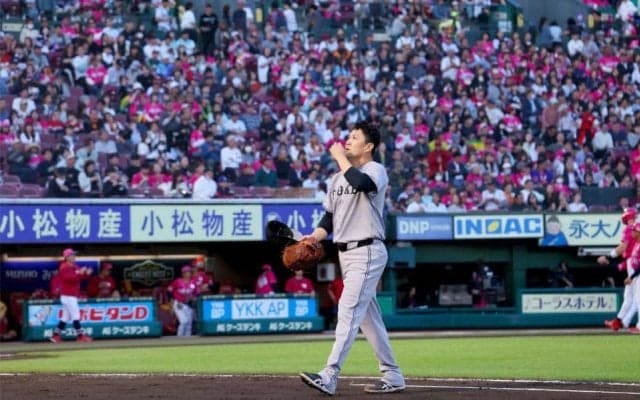 巨人・田中将　２回５失点ＫＯ「悔しい結果になってしまいました」　初回にいきなり４失点　古巣との初対決でまさか