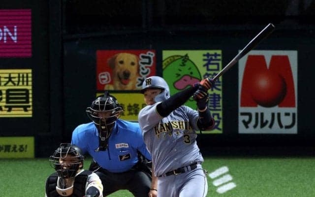 阪神・大山が先制の７号ソロ　試合前まで６月は２０打数１安打と苦しんでいたが、１５試合ぶりの価値ある一発　ホークスへの連敗を止められるか