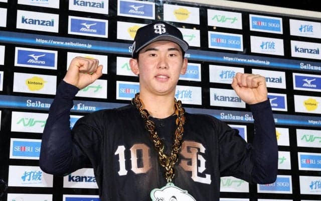【西武】明大出身ドラ１小島大河がヒーローだ！早大応援部が来場も「楽しみながら試合に臨めた」