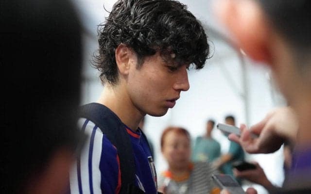 【日本代表】MF田中碧は「実感してなかった」言葉詰まる　遠藤航と最後にボランチ組む