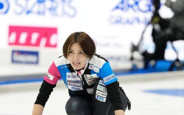 【カーリング】五輪出場フォルティウス第5E　相手がブランクエンドを選択し３－２で前半折り返す