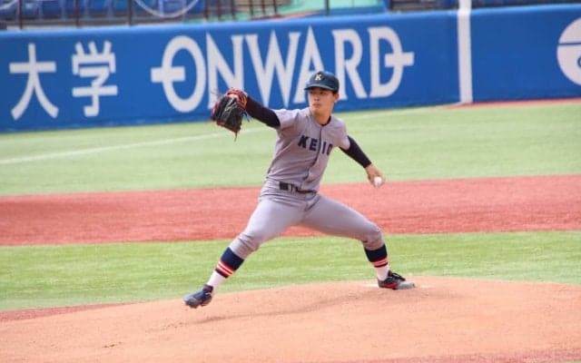 慶大の150キロ左腕が大会記録タイの8者連続三振！4回までパーフェクト【大学野球選手権】