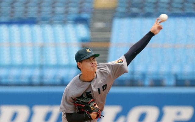 【大学選手権】慶大の左腕、渡辺和大が大会タイ８者連続三振　高松商で巨人浅野とチームメート