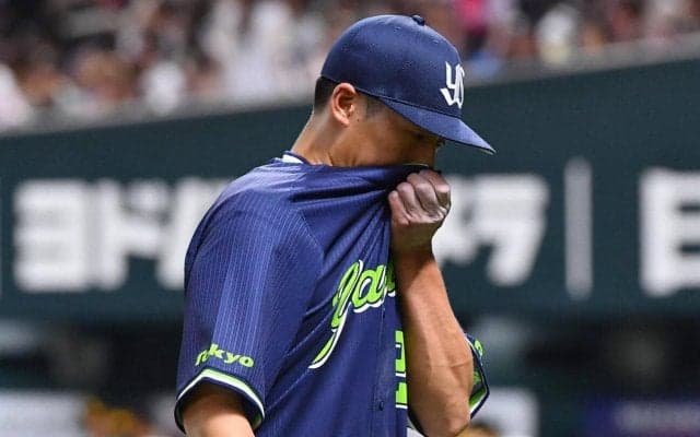 【ヤクルト】先発山野太一今季ワースト５失点で４月末以来の２敗目　塩見泰隆先制弾も直後に交代