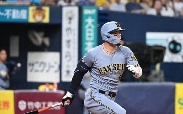 【阪神】ヒット？アウト？　佐藤輝明も観客もしばらく判定分からず困惑　一番近い塁審は担当外
