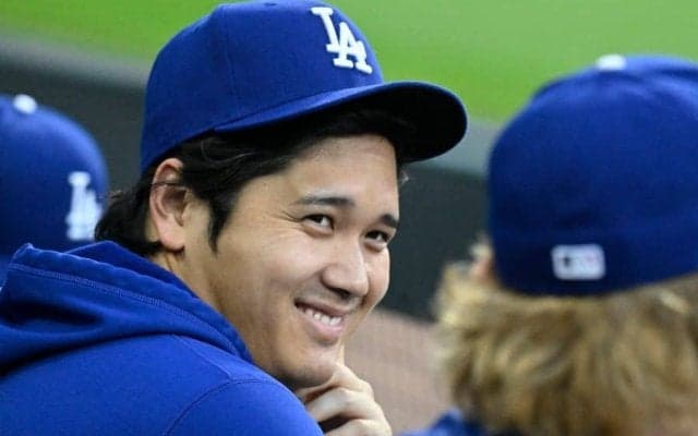 大谷翔平が苦笑い…目線の先にいた人物　NHK解説が推察「おそらくですが」、欠場で生まれた光景
