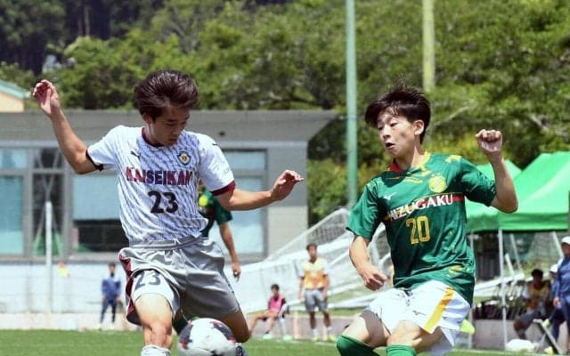 【高校サッカー】浜松開誠館　金子彪真の同点弾で静岡学園とドロー　青嶋監督退任後初の公式戦
