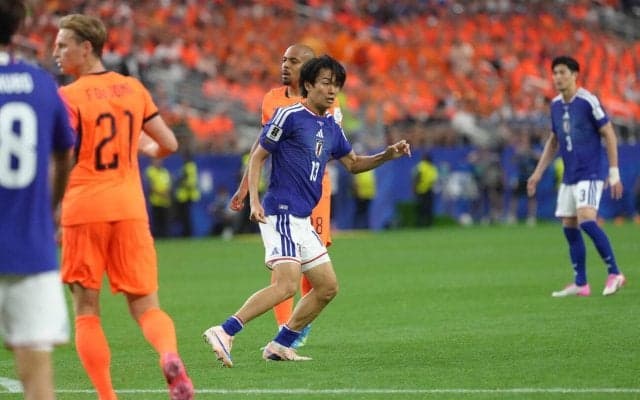 日本代表、オランダに土壇場追いついた！中村敬斗と鎌田大地がゴール　決勝Tへ吉兆の初戦勝ち点