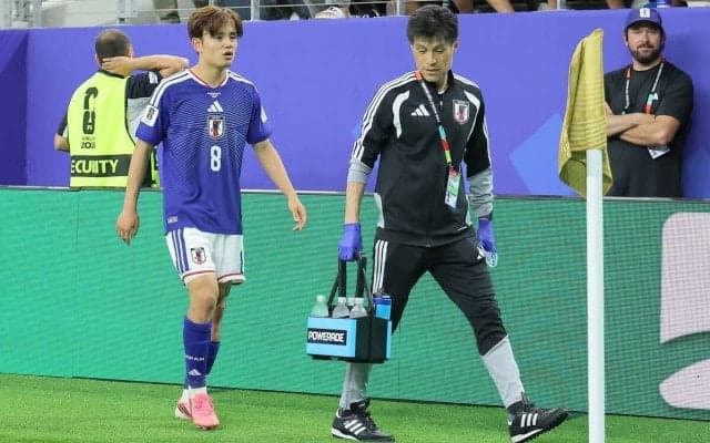 【Ｗ杯】久保建英の車いす移動は「歩かせない方がいいとの判断」チームとともに合宿地入り…協会関係者