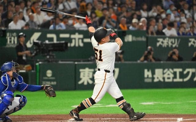 【巨人】昇格即スタメンの浅野翔吾が今季初本塁打　11打席目、中日大野雄大から