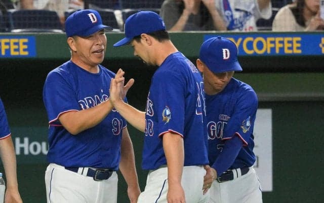 【中日】前日１安打完封負け→終盤の逆転劇！井上監督「全員で勝つ形が出た」ナインを称える