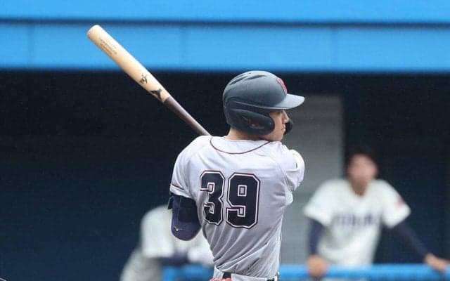 ドラフト候補の立命大・西野啓也　紅白戦で猛打賞「打つ球を決めていた」大学日本代表の選考合宿