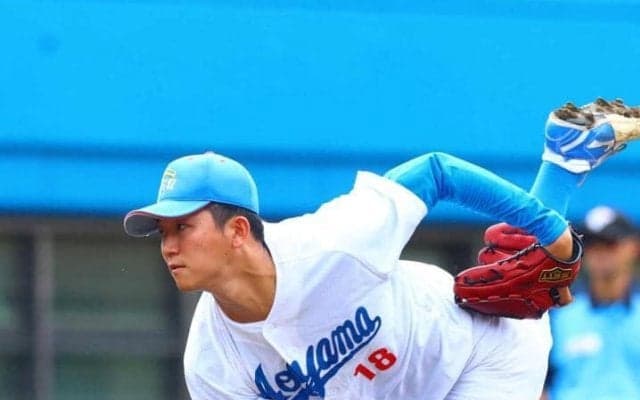 今秋ドラフト上位候補、青学大・鈴木２回０封２Ｋ　ＮＰＢ１２球団＆ＭＬＢ７球団の前で好投　大学日本代表選考合宿