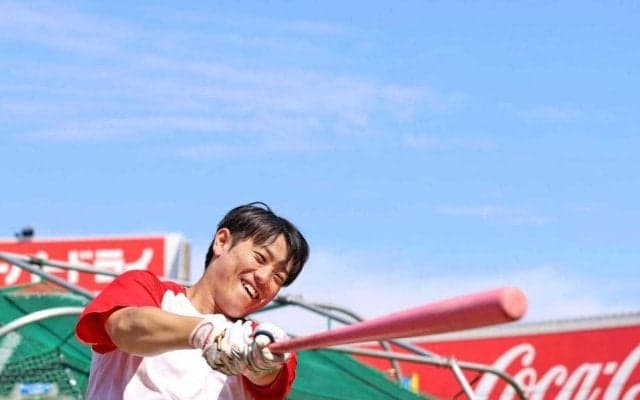 広島・ドラ３勝田　新打法で安打量産だ！リーグ戦再開後８の４　直球に振り負けない「質の良い球を、どう打ち返していくか」