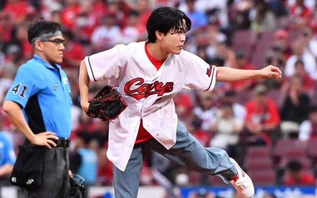 【広島】カープファン鈴木福が”本拠地”で4度目始球式「自分史上最速」初登板から30km増