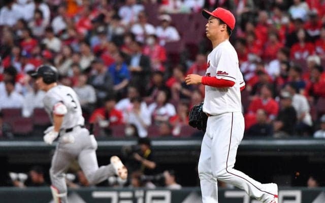 【広島】７度目の挑戦も開幕カード以来３連勝ならずＧ戦３連敗、玉村昇悟は失策と四球絡み３失点