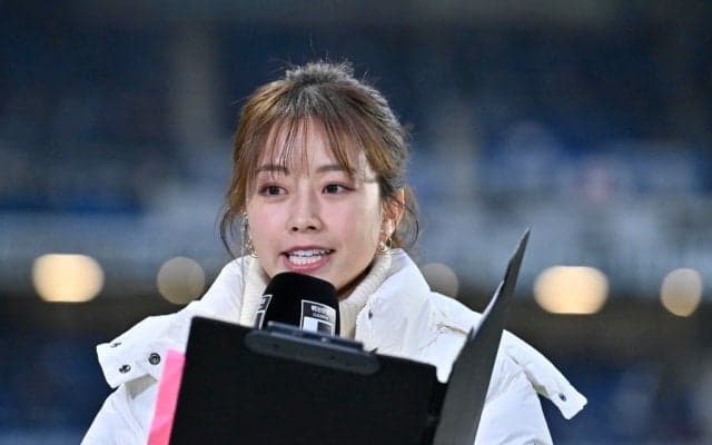 ｢アメリカに残してあげて欲しいな〜｣日本代表GS最終戦後に“かわいすぎるキャスター”が流した涙の理由が話題！｢素敵です｣｢感情が伝わってきてこっちもグッときたわ｣