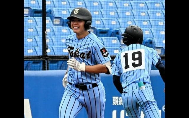 長打力磨いて先頭打者弾　東海大高輪台の中川、逆転サヨナラ負けに涙