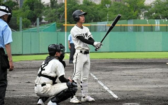 「勝ちたかった」深呼吸で振り抜き適時打　三池工・田中繁吏選手