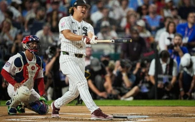村上宗隆、初参戦本塁打競争は１回戦敗退　９本柵越え「めちゃくちゃ緊張しました」