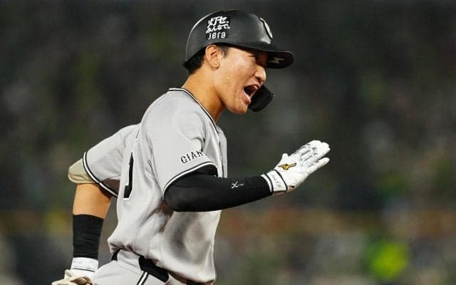 【巨人】笹原操希がけん制死返上の勝ち越し2ラン「なんとかしないとやばい」