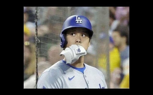 大谷翔平が好機で三飛…８球粘るも最後はミスショット　無死二塁の好機でド軍は追加点を奪えず　三塁にすら進められず