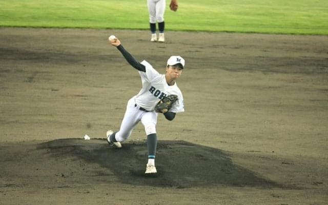 強豪に「甲子園」阻まれた六日町の岡崎投手　次はプロでの活躍誓う